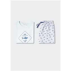 Pijama algodón estampado -  Niño | MANGO OUTLET España