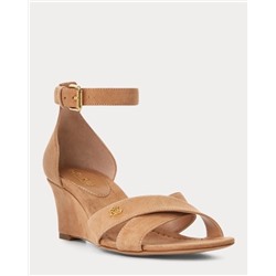 LAUREN Erinn Suede Sandal