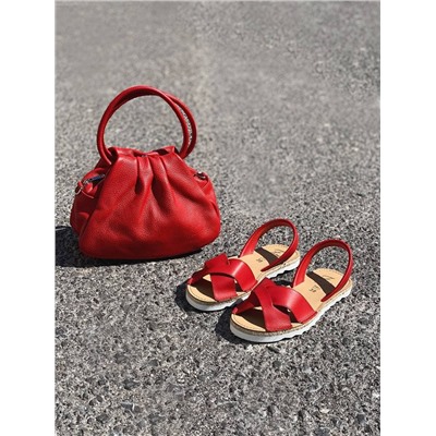 КОМБО AB. ZAPATOS Cruz-Yute ROJO+PELLE · LUX АКЦИЯ
