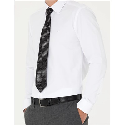 Beyaz Slim Fit Uzun Kollu Basic Gömlek