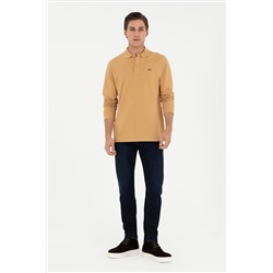 Erkek Camel Basic Sweatshirt