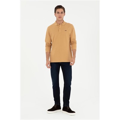 Erkek Camel Basic Sweatshirt