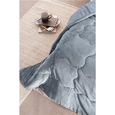Kaira Tek Kişilik Comforter Set - İndigo