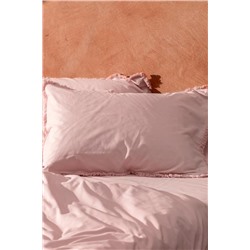 Sona King Size Püsküllü Nevresim Takımı - Pudra