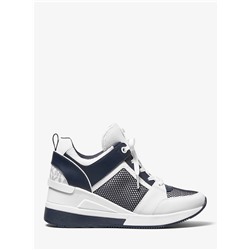MICHAEL MICHAEL KORS Georgie Mixed-Media Trainer Style# 43S0GEFP1L
