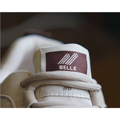 Belle  👟оригинал! Распродажа с фабрики, количество ограничено⚡️ Женские кроссовки на высокой подошве, сшиты из свиной кожи, комбинированной тканями. Цена на оф сайте выше 8000р