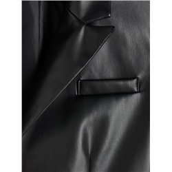 Blazer aus Kunstleder