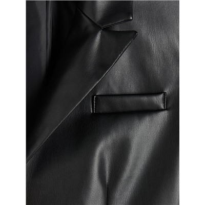 Blazer aus Kunstleder