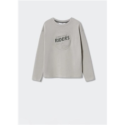 Sudadera algodón estampada -  Niño | MANGO OUTLET España