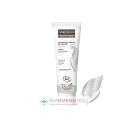 Cattier Gommage Argile Blanche Aloe Vera Tous Types de Peaux BIO 100ml