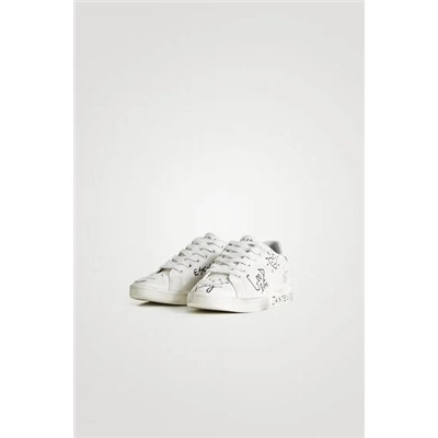 Sneakers mensaje rotulador