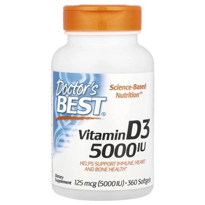 Vitamin D3 5000 iu DOCTORS BEST