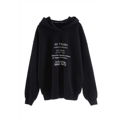 Sudadera con capucha Negro
