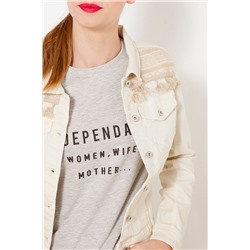 Chaqueta vaquera Crudo
