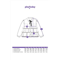 Блуза PLAYTODAY, 1124550