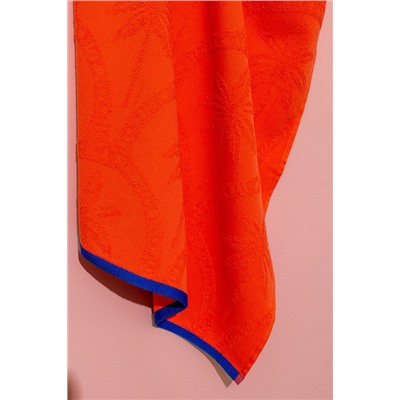 Palmie %100 Pamuk Plaj Havlusu - Turuncu - 70x150 cm