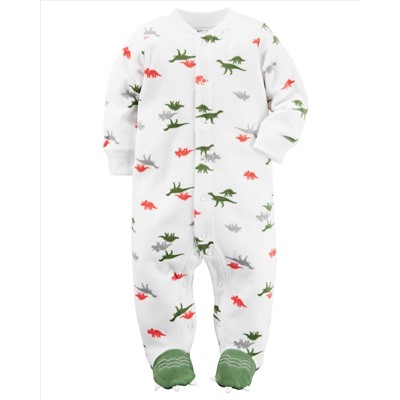 Fleece Snap-Up Sleep & Play