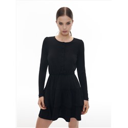 Minikleid mit Rüschen