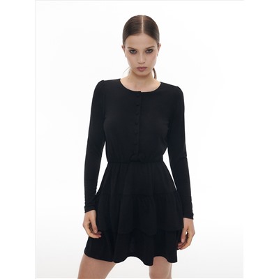 Minikleid mit Rüschen
