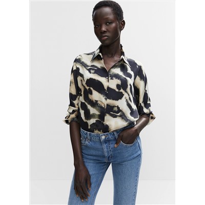 Camisa oversize estampada