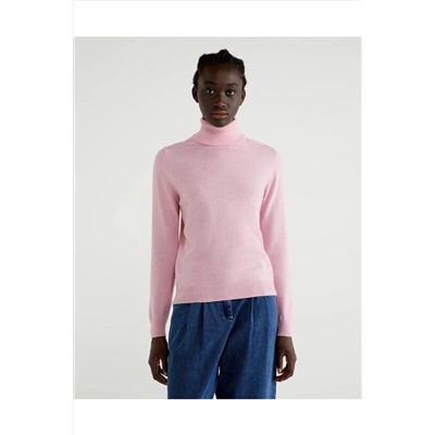 United Colors of Benetton Dik Yaka Merino Kazak 122A1002D2348-5T9