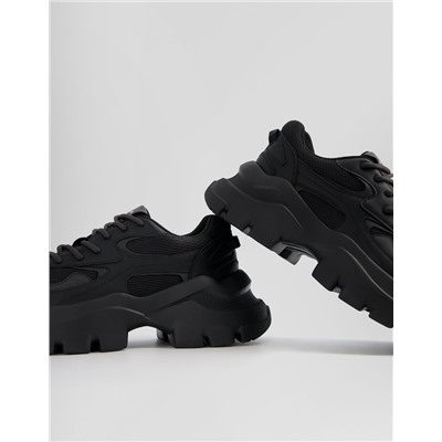 Contrast studded sole trainers