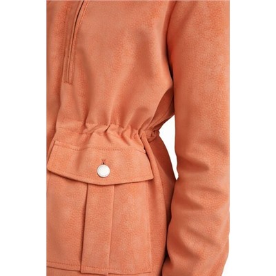 Chaqueta recta bolsillos