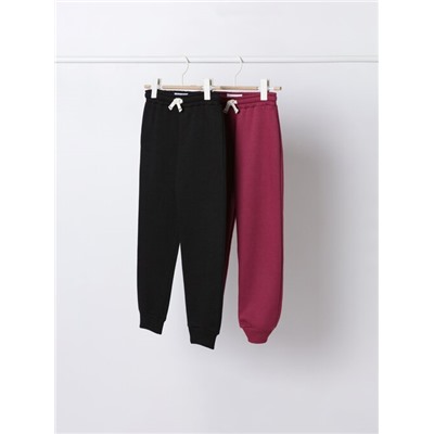 PACK OF 2 BASIC PLUSH TROUSERS