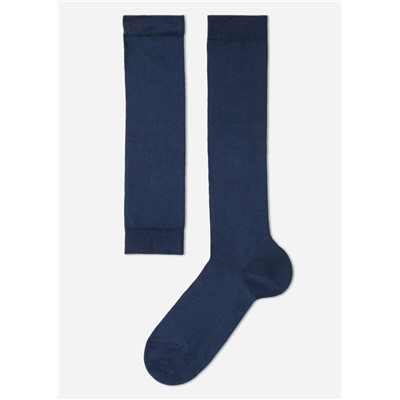 Lange Herrensocken aus elastischer Baumwolle