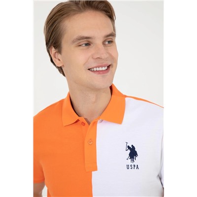 Erkek Turuncu Polo Yaka Tişört