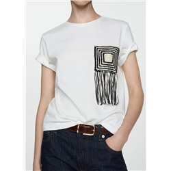 Camiseta detalle crochet