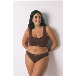 Top reversible LOVELY  sin costuras granate