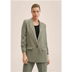 Americana traje fluida -  Mujer | MANGO OUTLET Melilla