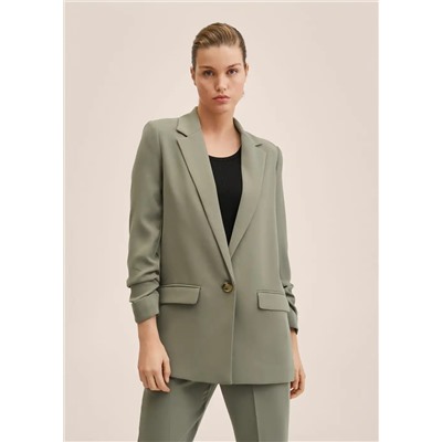 Americana traje fluida -  Mujer | MANGO OUTLET Melilla