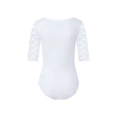 ESMARA® Bodies Damen, 2 Stück, mit Rundhalsausschnitt