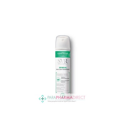SVR Spirial Spray Déodorant Anti-Transpirant Intense 48H 75ml