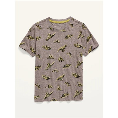 Vintage Crew-Neck T-Shirt for Boys