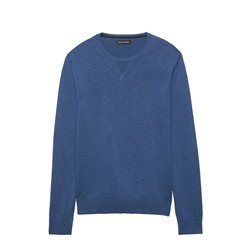 Cotton Sport Crew-Neck Sweater