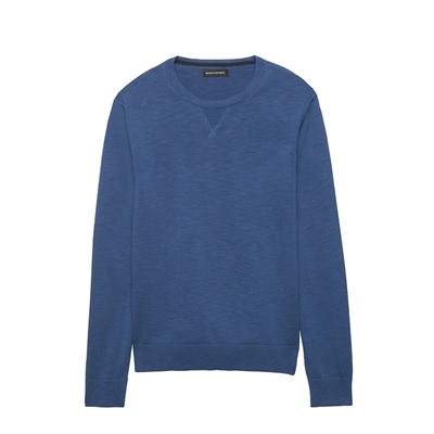 Cotton Sport Crew-Neck Sweater
