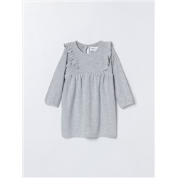 VESTIDO DE PUNTO CON VOLANTES