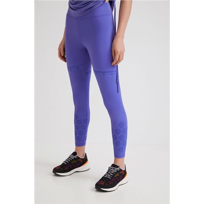 Leggings detalles flocados