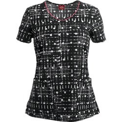 Dickies Xtreme STRETCH Scrubs Dot It All Print Top