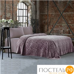 T1244T10007123 Покрывало Tivolyo home BAROC фиолетовый Евро