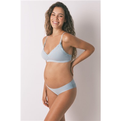 Sujetador 'maternity' LOVELY microfibra seamless azul