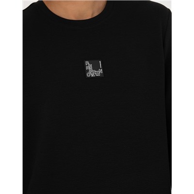 Siyah Regular Fit Sweatshirt