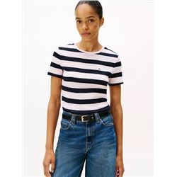 Stripe Crewneck T-Shirt