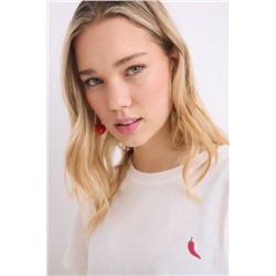 Camiseta 100% algodón blanco