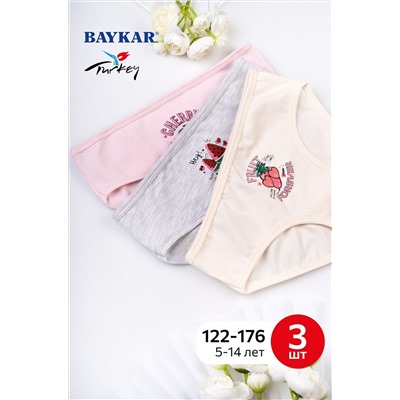 Трусы для девочки 3 шт. Baykar