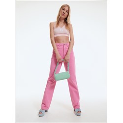 Crop Top mit Stickerei