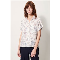 Camisa Blanco y azul claro